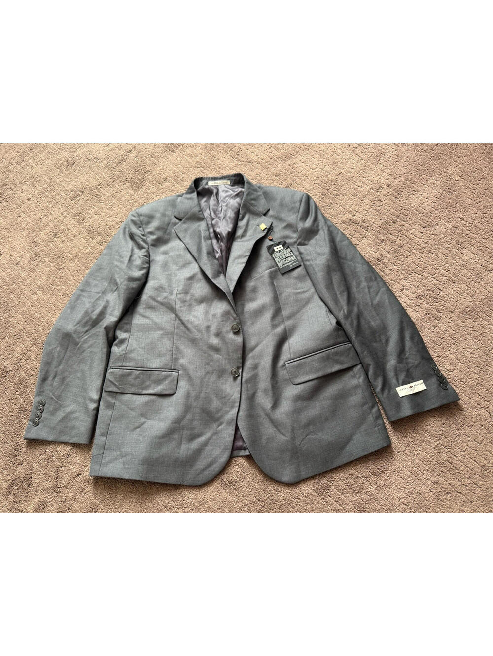 Joseph Abboud Men’s Tailored Suit Blazer 100% Wool Size 46S